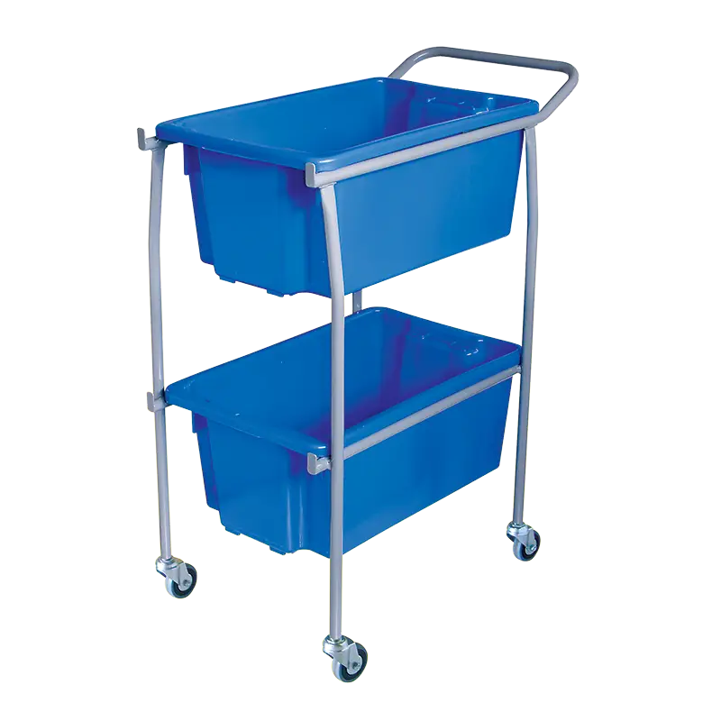 PBM-PRES Premium Powder Coated Bin Carrier with Separate Storage Bins